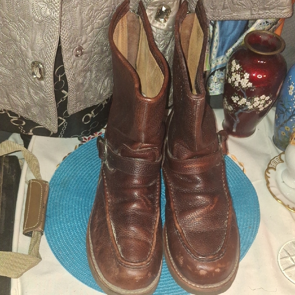 Men's Brown Leather Boots
